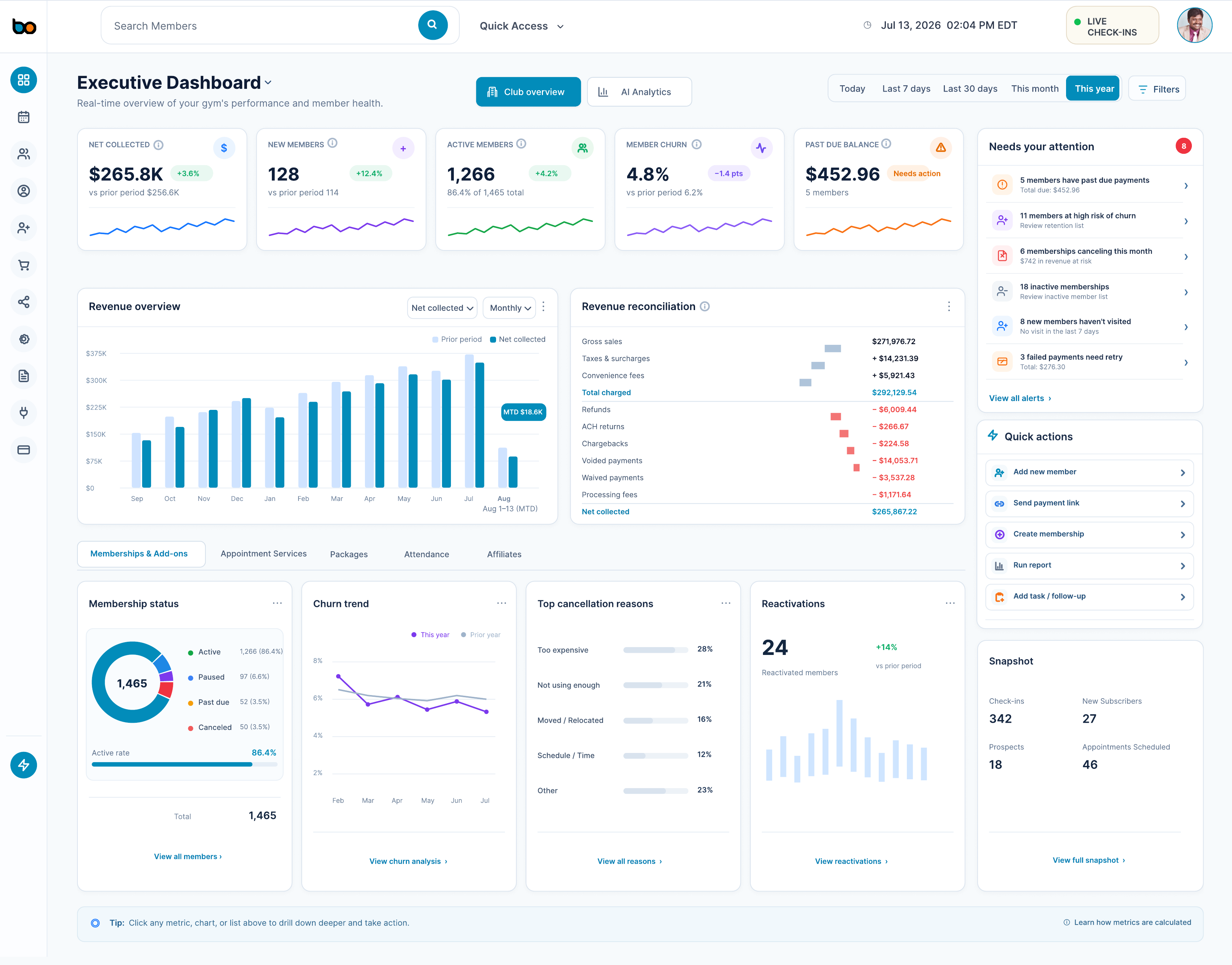 BuzOps Executive Dashboard